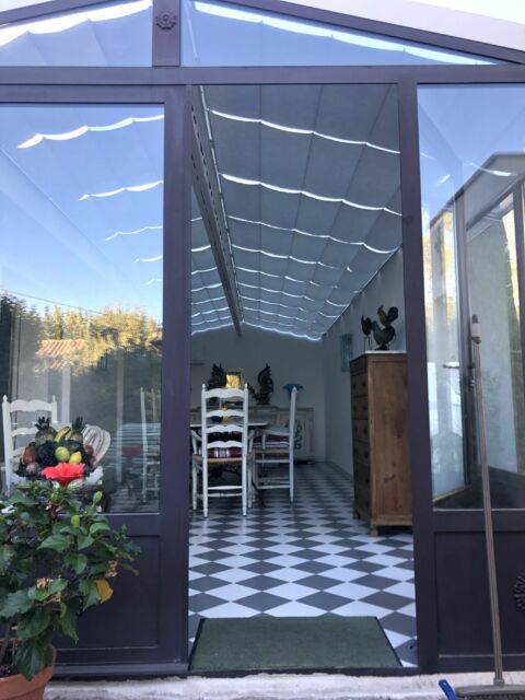 Store de toiture pour véranda dans la Drôme